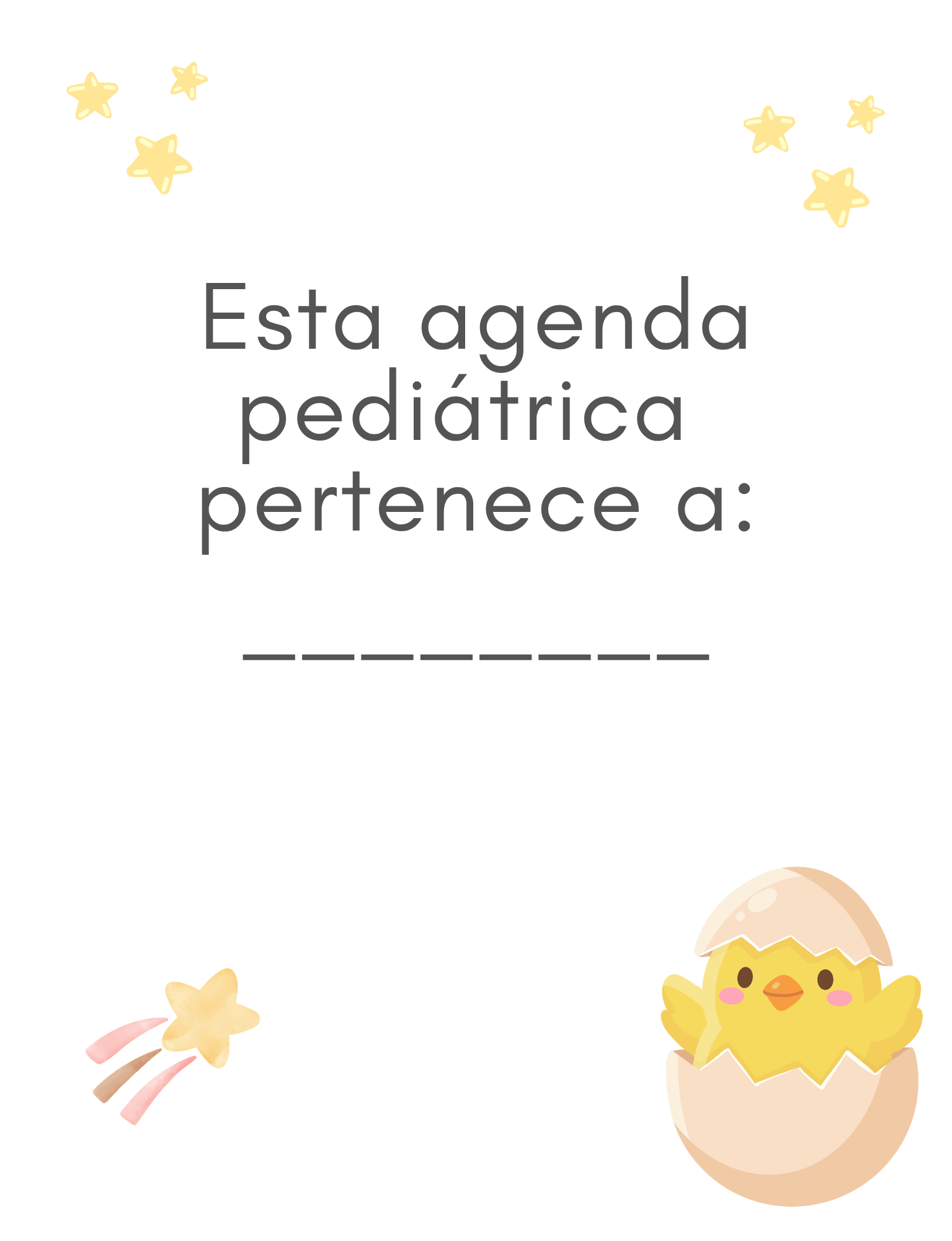Agenda Pediátrica Infantil Niña - Versión Digital - Imagen 2